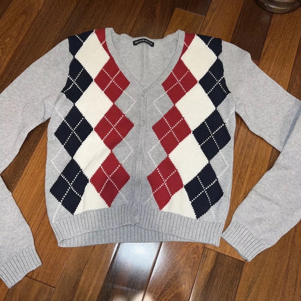 Brandy Melville Checkered Long Sleeve